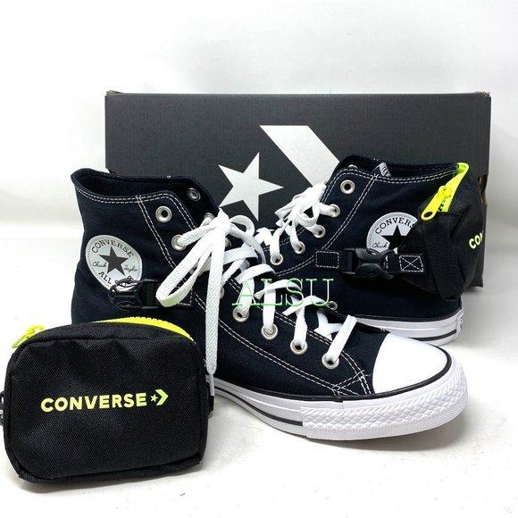 Converse Other - Converse Chuck Taylor AS High Top Buckle Black Men's Size 10 10.5 168261C